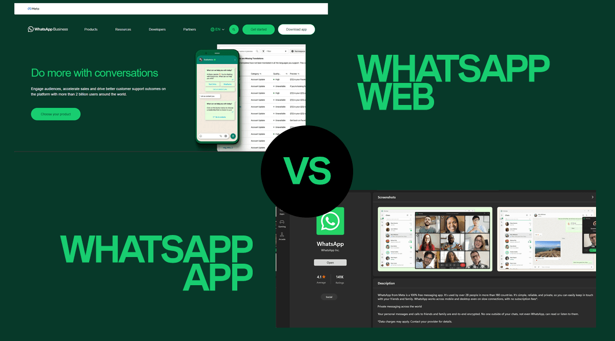 Which is better in 2024, WhatsApp Web or WhatsApp desktop app?